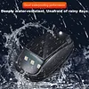 Solar-Power Car Roof Light with RC Punch-Free Universal Signal Mouse Lamp RGB Solar Powered Strobe Pilot Light for Pickup Trucks SUV Motorcycles