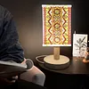 DIY Special Shaped Diamond Painting Wooden Stand LED Lamp Night Light Kit Bedside Small Desk Light Home Decoration Lamp