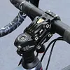 Bicycle Five Link Shock Stem Suspension Stem Bicycle Handlebar Parts (Black)