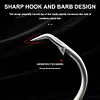 30pcs/box Fishing Circle Hooks Saltwater Fishing Catfish Hooks Barbed Fish Hooks