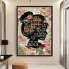 Book Girl-11CT Stamped/Counted Cross Stitch 45*65cm/17.72*25.59in (Big Size)
