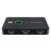 HD KVM Devices Keyboard Mouse Printer KVM Hub Adapter Equipment for 2 PC Sharing