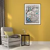 (US Local) Butterfly Letter 5D DIY Full Big Size Diamond Painting DIY Pictures Kits Full Drill Home Art40x50cm