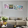 (US Local)4Pack Xmas-Special Shaped Diamond Painting Kit(30x30cm)