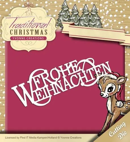 Piggy Craft metal cutting dies cut die mold Christmas series letter frame Scrapbook paper craft knife mould blade punch stencils