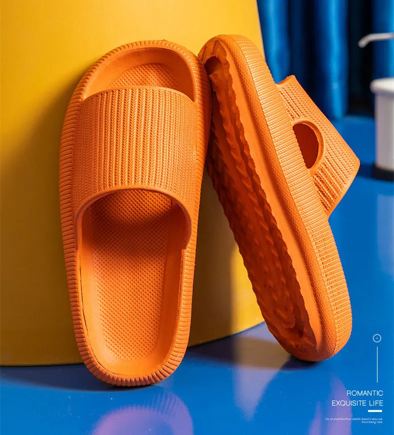 Man Women Slipper Quick-Drying Thickened Non-Slip Sandals Thick Sole House Slippers Bathroom Footwear Summer Beach Sandal