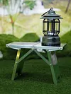 Stainless Steel Compact Camping Table Folding Camp Table for Cooking Hiking