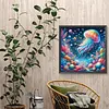 Diamond Painting -DIY Round Drill Jellyfish(40x40cm)