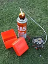 Camping Gas Stove Windproof Gas Burner Folding Furnace For Cooking Hiking Picnic