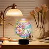 Acrylic Double Sided Flower Egg Diamond Painting LED Night Light for Easter