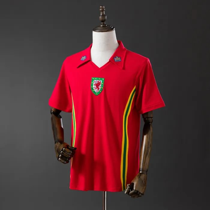 Wales 1976/79 Retro Home Football Jersey