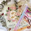 2pcs Cross Stitch Row Line Board Acrylic for Handmade Accessories (Gradient)
