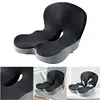 Memory Foam L-Shaped Integrated Seat Cushion with Lumbar Support Sitting Pillow