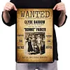 Wanted Bonnie & Clyde - Vintage Metal Signs - 20*30cm/30*40cm - Warning