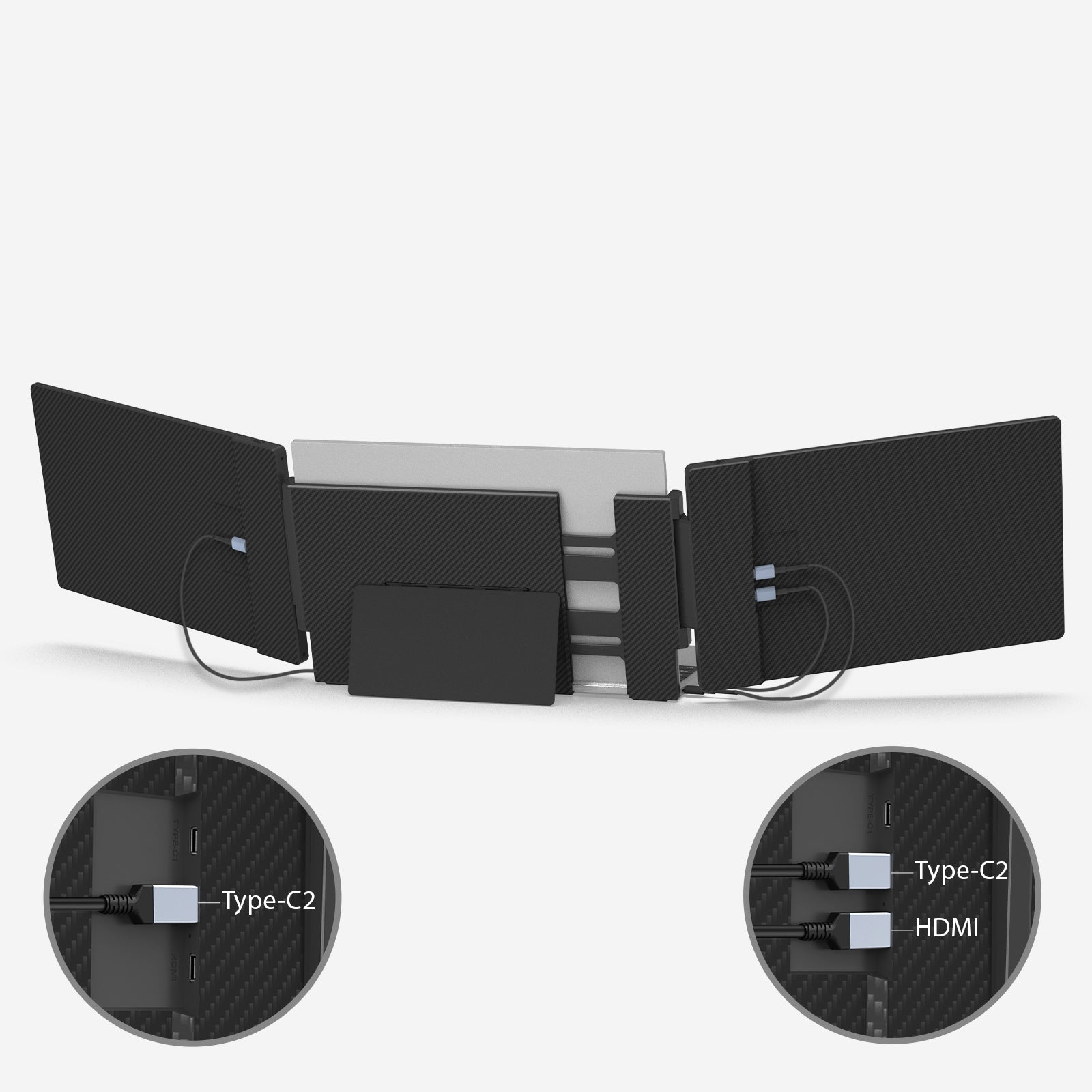 KEFEYA S3 Triple Laptop Screen Extender, 14