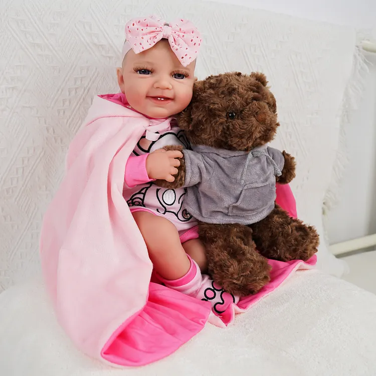 Babeside Smiling Reborn Baby Leen 20'' Little Infant Girl Best Gift for Kids