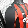 2025-2026 Long Sleeve Player Version AC Milan Home Football Shirt 1:1 Thai Quality