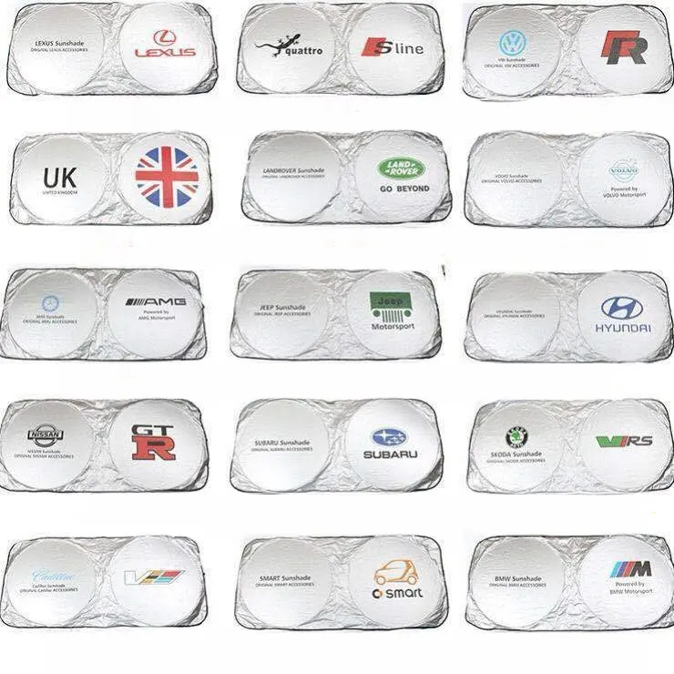 Car customized front windshield sun visor (with car LOGO)