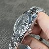 ROLEX Datejust 41 Stainless Steel on Jubilee with Rhodium Dial and Fluted Bezel Replica