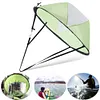 Foldable Boat Wind Sail Paddle Sailing Canoe Boat Wind Window (Red)