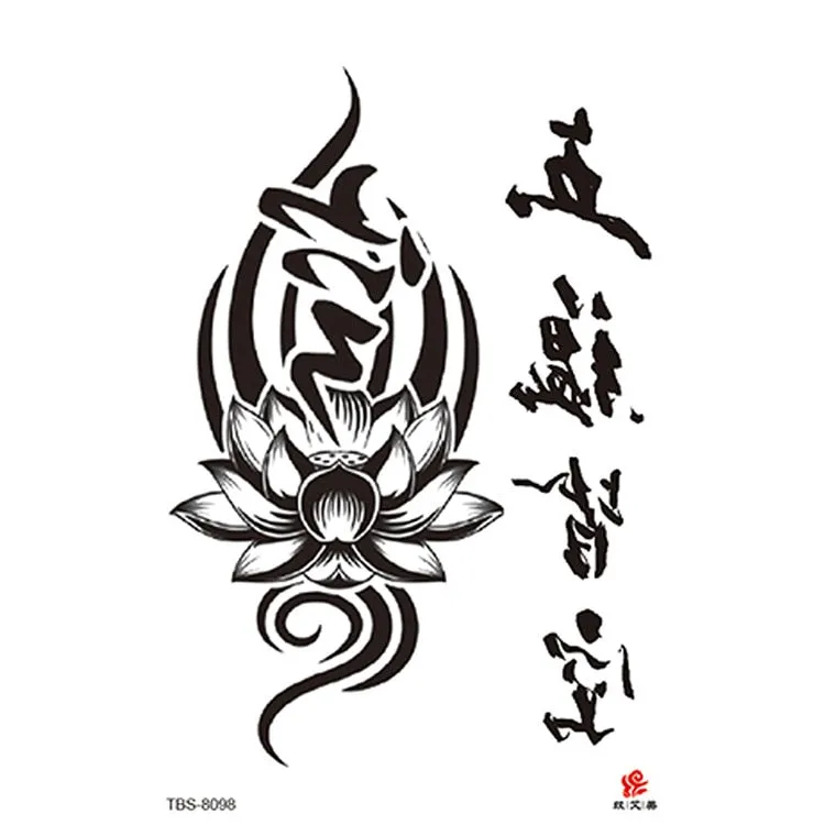 Tattoo Sticker Totem Symbol Temporary Sleeve Tattoo Waterproof Sexy Body Art Fashion