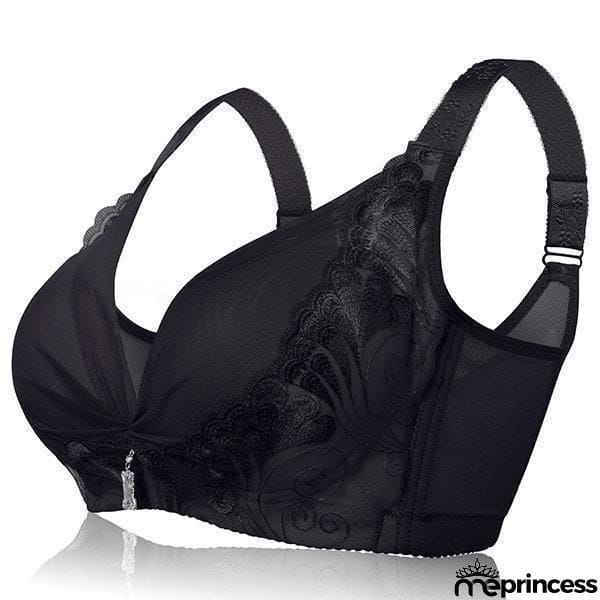 Women's Deep Plunge Wireless Soft Fibroin Bras - Light Orange
