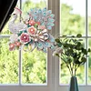 (US Local)Acrylic Special Shape Peacock 5D DIY Diamond Painting Dots Pendant for Window