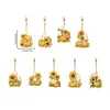 >SALE<9PCS Double Sided Special Shape Diamond Art Keyring (Pumpkin Sunflower Candle)