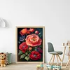 Poppy Flower - 11CT Stamped Cross Stitch - 40*55cm - Flower