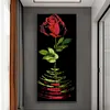 【Limited Stock Sale】Rose-9CT Stamped Cross Stitch Bead Embroidery 31*77cm