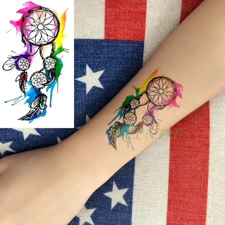 Waterproof Temporary Tattoo cute squirrel fox dog rabbit owl Cat animal fake tatto stickers flash tatoo for kids girl women lady