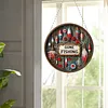 (US Local)DIY Outdoor Fishing Diamond Art Pendant Window Hanging Art for Home