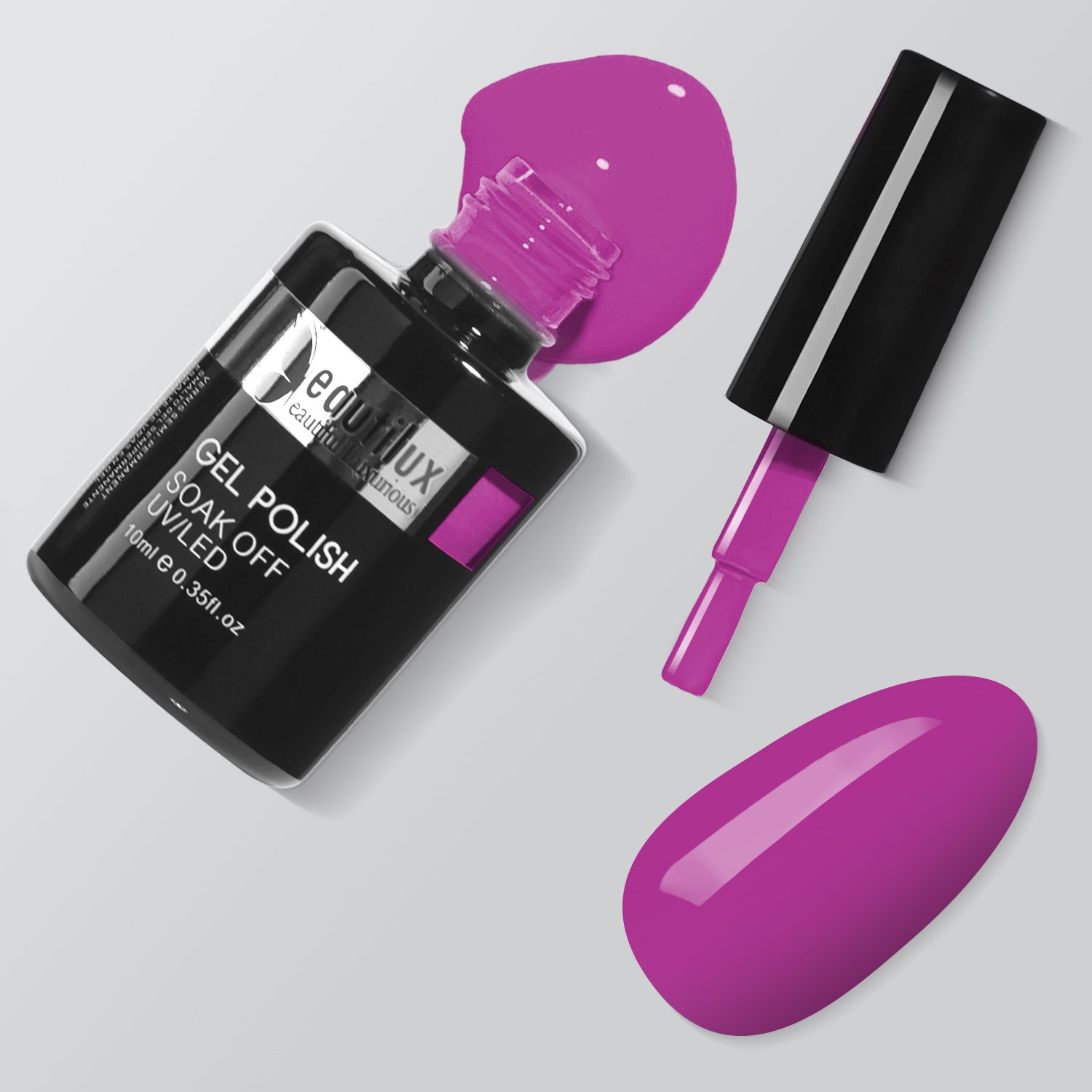 HEMA& TPO Free Nail Gel Polish Color 10ml Winter Collection-Claret