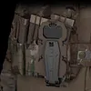 Folding Navigation Board 90 Rotating Mobile Phone Rack Outdoor Gear (Khaki)