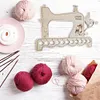 Wooden Hollow Cross Stitch Thread Board Embroidery Thread Organizer Plate