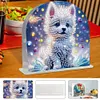 Acrylic Puppy Diamond Painting Napkin Rack Diamond Art Paper Towel Holder