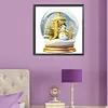 >SALE<5D DIY Full Round Drill Diamond Painting Christmas Crystal Balls J Decor 50x50cm