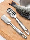 Fish Scaler Stainless Steel Fish Scale Remover Fish Scraper for Kitchen Tool