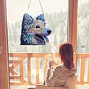 Diamond Painting Acrylic Double-side Dog Pendant Hanging Gem