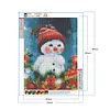 Snowman - Full Round Diamond Painting