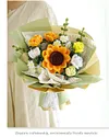  DIY Handmade Twist Stick Craft Sunflower Bouquet Chenille Stems Craft Pipe Cleaners Gift Decor Set
