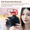 Hi-5 Retro Camera Flash External Hot Shoe Light Retro Fashion Small Portable Outdoor Shooting Light Suitable For Canon Nikon Sony Fuji Leica SLR Micro Single Camera Universal