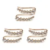 Clous d'oreilles diamant sept &eacute;toiles