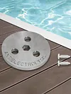 Pool Skimmer Zinc Anode Weight Plate Anti-Electrolysis Weight Zinc Anode Plate