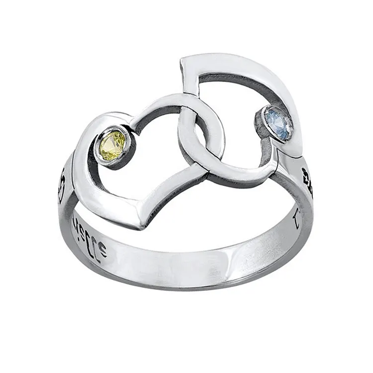 Personalized Design Heart Ring