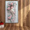 Diamond Painting-DIY Crystal Rhinestone Floral Adorned Lady(40x70cm)