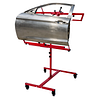 [US Local Warehouse] Multifunction Paint Stand Bumper Stand Adjustable 90 Degree Rotating Paint Holder with 4 Wheels Hang Automotive Panels Fenders Bumpers Car Parts