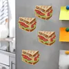 DIY Special Shape Diamond Art Fridge Magnets Sticker Kit(Sandwich)