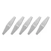 5x Metal Grass String Trimmer Blades Lawn Mower Garden Cutter Replacement