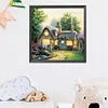 House-11CT Stamped Cross Stitch Kit(40*40cm)